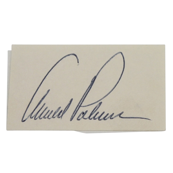 Arnold Palmer Signed Ballpoint Cut Signature JSA ALOA