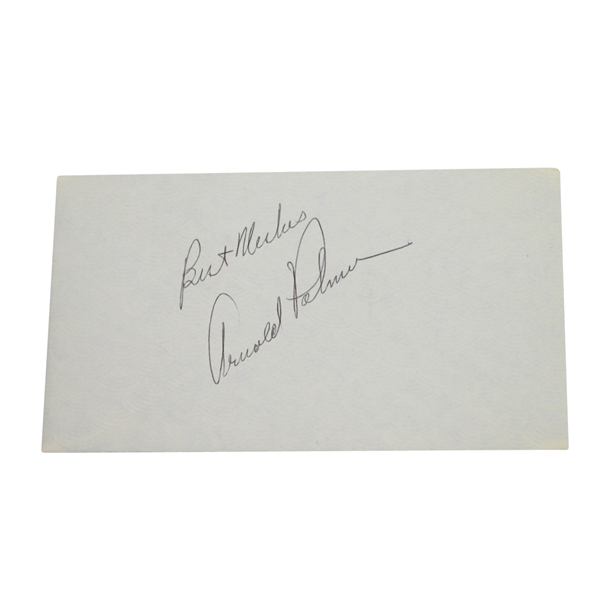 Arnold Palmer Signed Envelope JSA ALOA