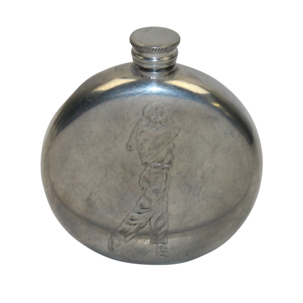 Vintage Pinder Bros. Sheffield England Pewter Flask