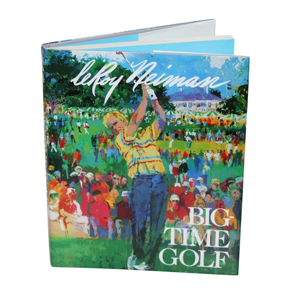 Leroy Neiman Signed Book Big Time Golf JSA ALOA