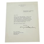 President Eisenhower Signed 1954 Letter to Ben Hogan JSA ALOA