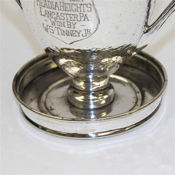 1927 Central Pennsylvania Invitation Tournament Trophy Won by W.S. Tinney Jr.
