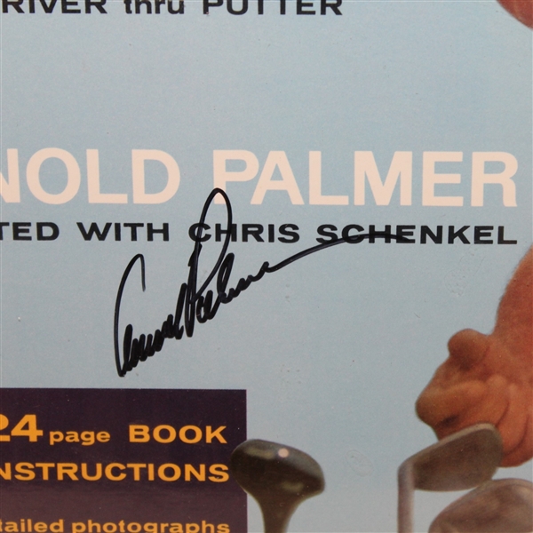 Arnold Palmer Signed 'Golf Instructions' Record Album - Framed JSA ALOA