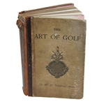 1887 Art of Golf Book by Sir W.G. Simpson Signed by Peter McEwan Sr.