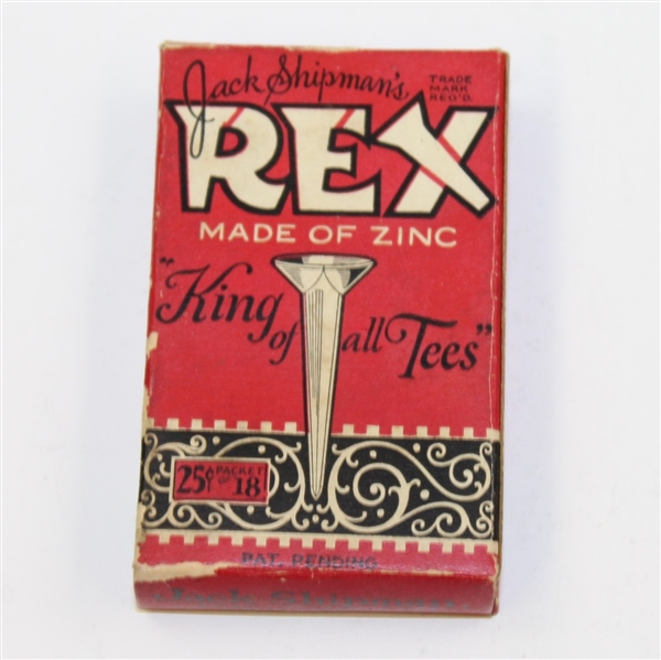 Jack Shipman's REX King of all Tees Box with 2 Tees-LEE CRIST COLLECTION