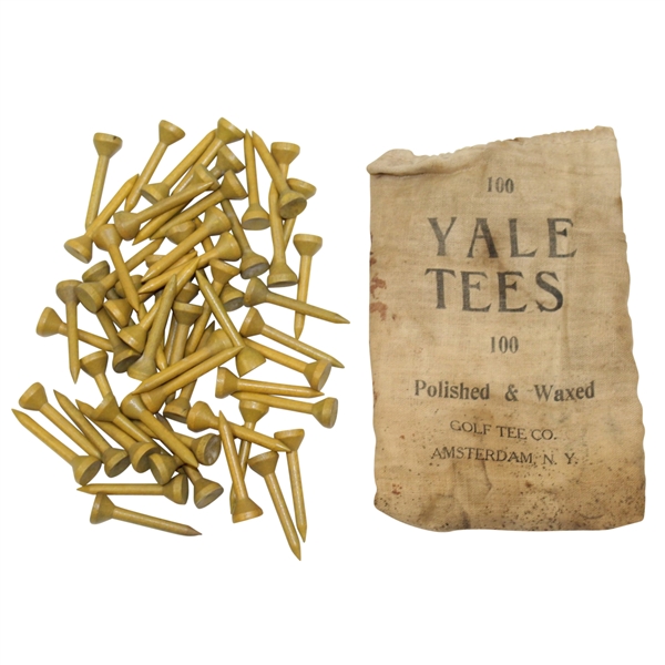 Golf Tee Co. YALE Tees 100 - Polished & Waxed - Amsterdam, N.Y.-LEE CRIST COLLECTION