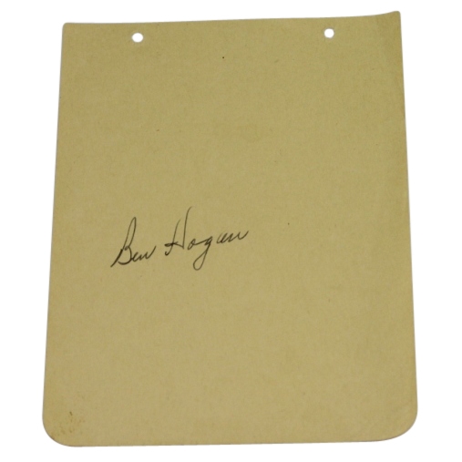 Ben Hogan Vintage Signed Album Page JSA ALOA