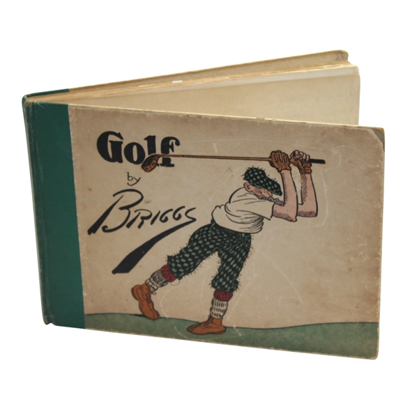 Vintage 'Golf by Briggs' Cartoon Depiction Book - 1918