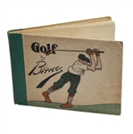 Vintage Golf by Briggs Cartoon Depiction Book - 1918