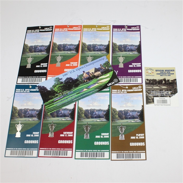 Lot of Four US Open Tickets Sets - 2004, 2006, 2007, & 2010