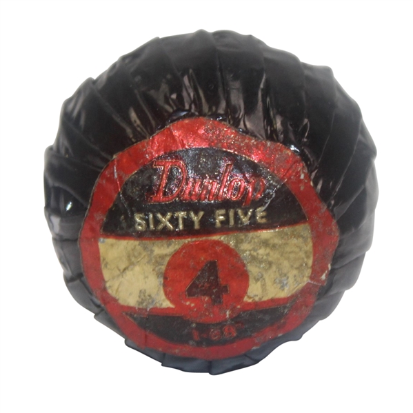 Dunlop Sixty-Five #4 I-68 Wrapped Golf Ball-ROTH COLLECTION