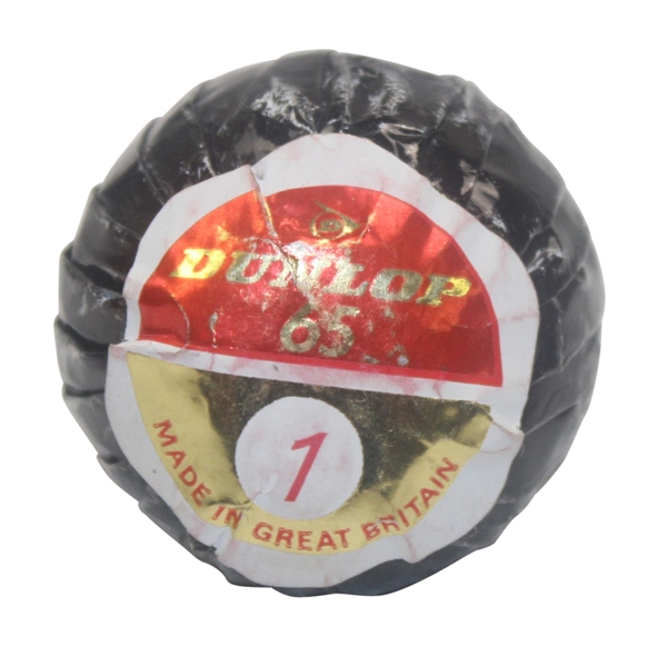 Dunlop Sixty-Five #1 Wrapped Golf Ball-ROTH COLLECTION