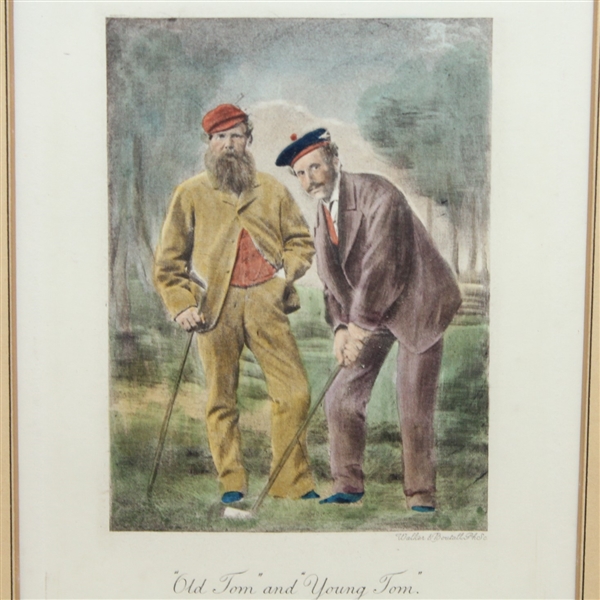 Tom & Young Tom Colored Sketch - 1985 Greenbrier/American Express Championship-ROTH COLLECTION