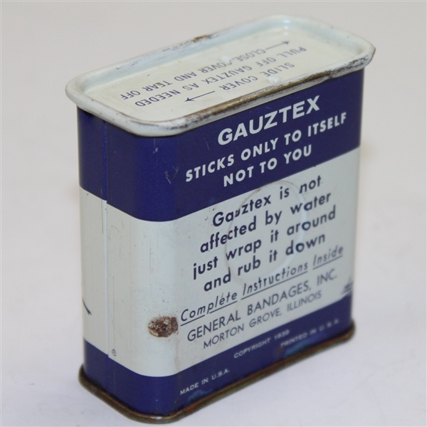 1939 Gauztex 'The Self Adhering Gauze' with Product Still Inside-ROTH COLLECTION