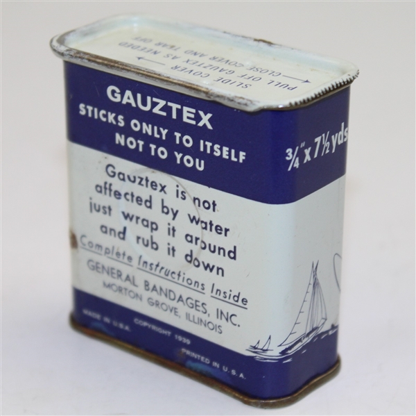 1939 Gauztex 'The Self Adhering Gauze' with Product Still Inside-ROTH COLLECTION