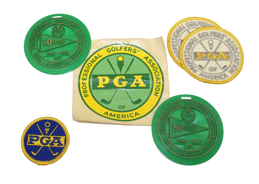 PGA Merchandise-Patches, Bag Tags, Sticker
