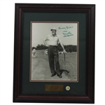 Herman Keiser Signed 1946 Masters Champion Display - Framed JSA ALOA