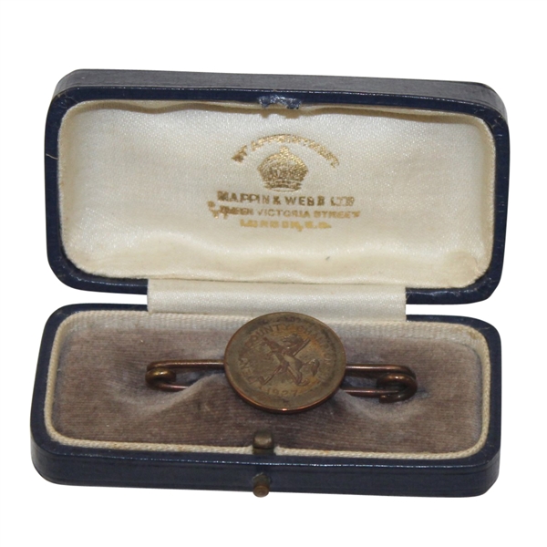 1927 Kent County Championship Medal on Pin - with Original Case
