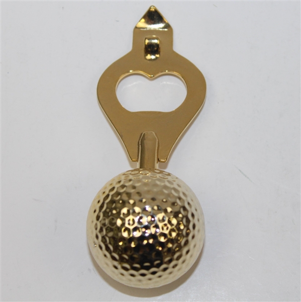 Classic Gold Colored Golf Ball 'Hawaii' Bottle Opener-ROTH COLLECTION
