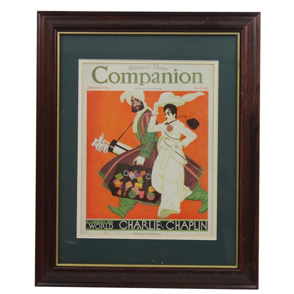1933 Women's Home Companion Magazine with Charlie Chaplin and Caddy/Clubs-ROTH COLLECTION