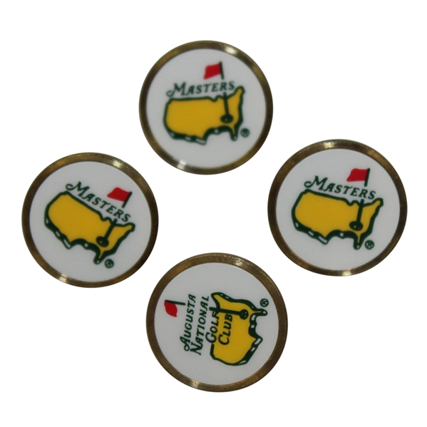 Augusta National Metal Ball Mark with Three Masters Metal Ball Marks