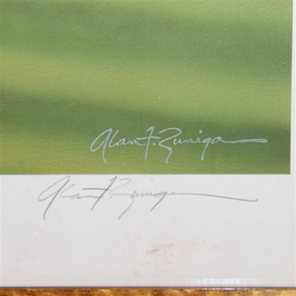 Ben Hogan Signed Ltd Edition Artist Signed Zuniga Print #84 - Framed JSA ALOA