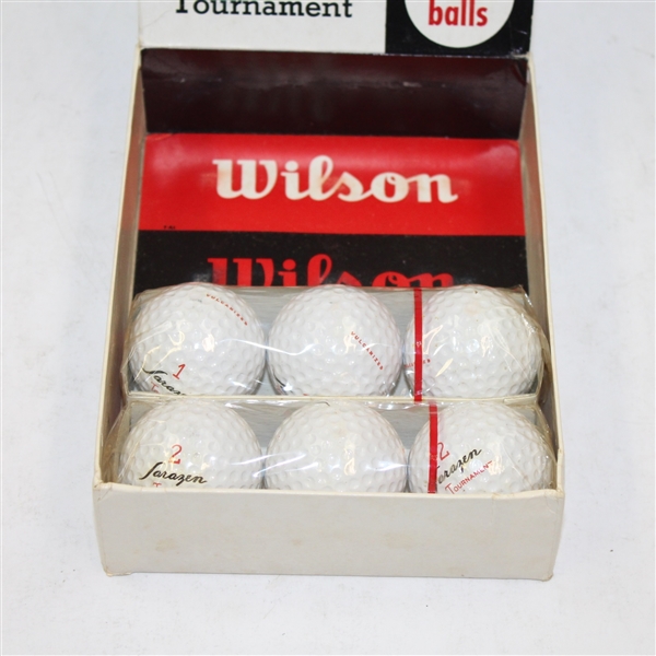 Vintage Gene Sarazen Signature Golf Balls- 2 Sleeves-ROTH COLLECTION