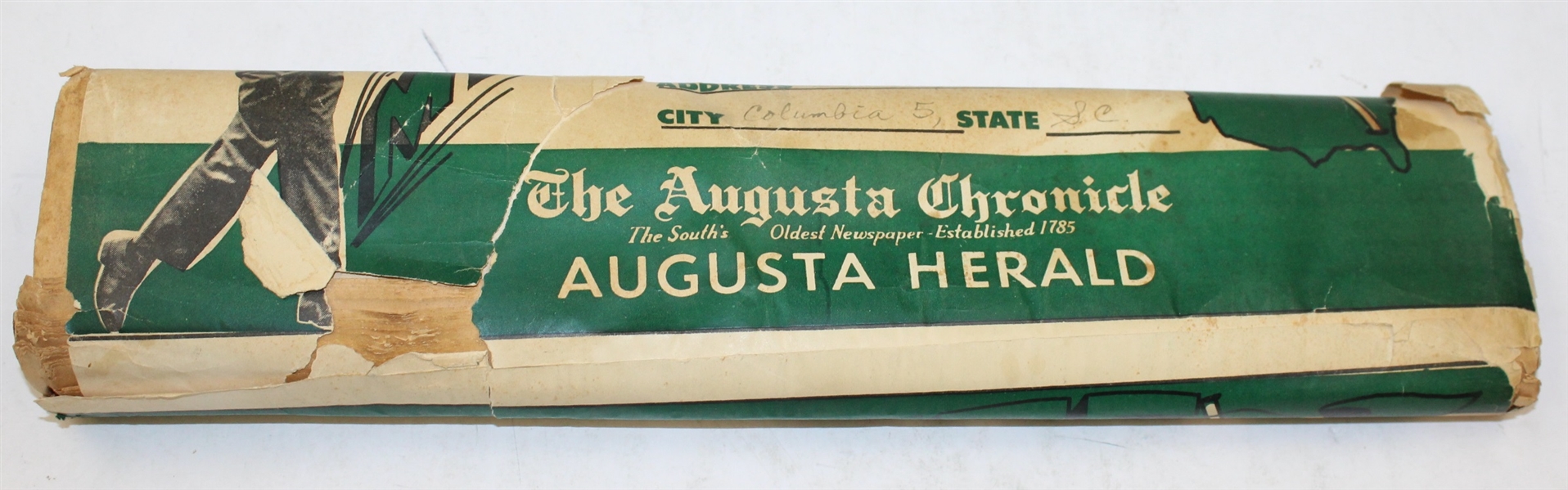 1959 Augusta Chronicle Masters Edition Newspaper- Unopened