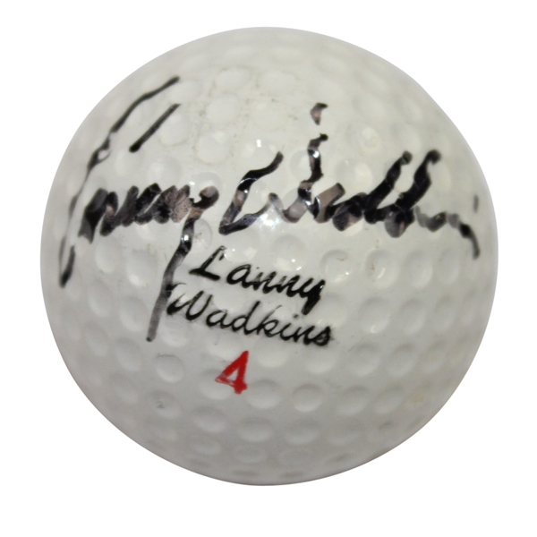 Lanny Wadkins Signed Signature Golf Ball JSA ALOA
