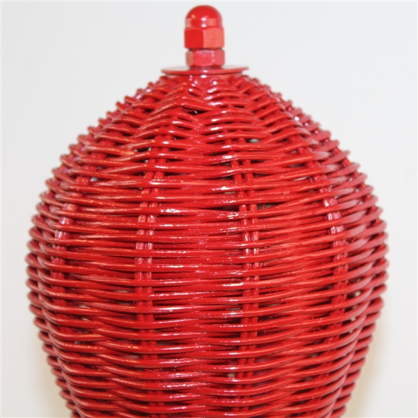 Red Merion Putting Green Wicker Basket - Reproduction
