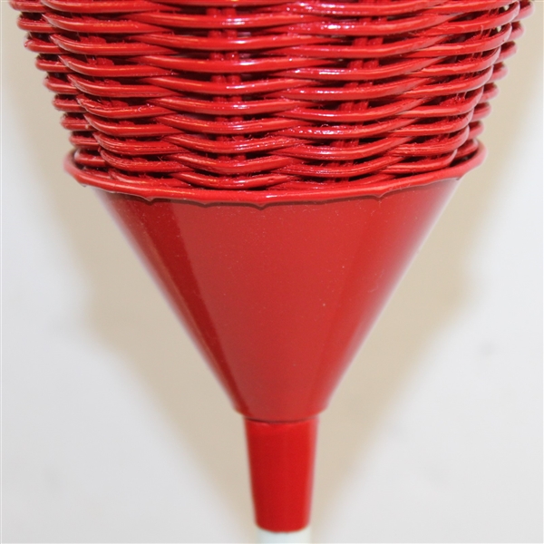 Red Merion Putting Green Wicker Basket - Reproduction