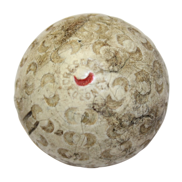 Crescent Colonel Half Moon Pattern Golf Ball- Pat. 1902