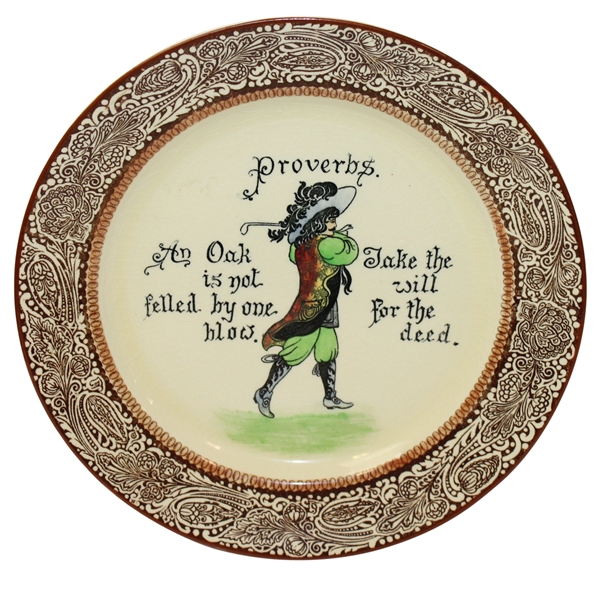 Royal Doulton Plate- Proverbs- ROTH COLLECTION