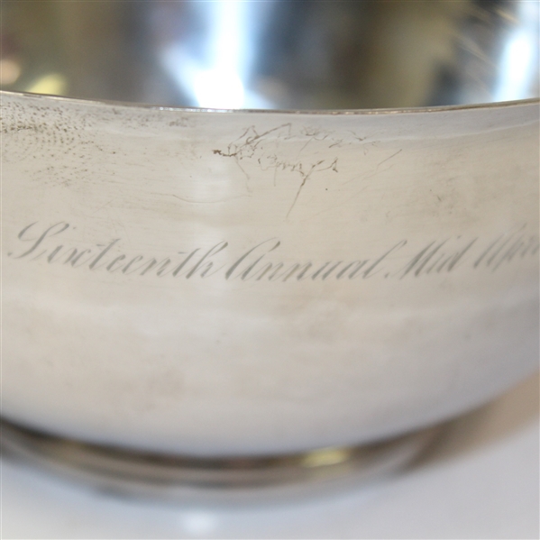 1926 Pinehurst Mid April Secretary Trophy- Sterling Silver- ROTH COLLECTION