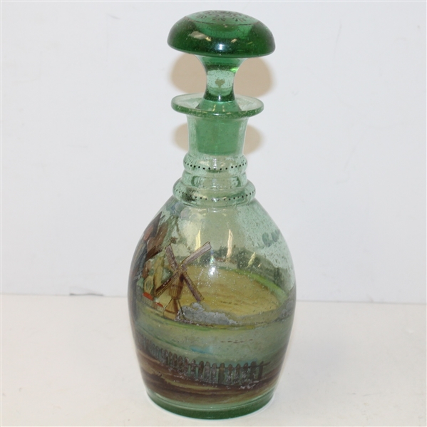Golf Themed Decanter- Depicts 1800's Golfers- ROTH COLLECTION
