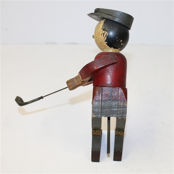 Wooden Golf Figurine- Swings His Club- ROTH COLLECTION