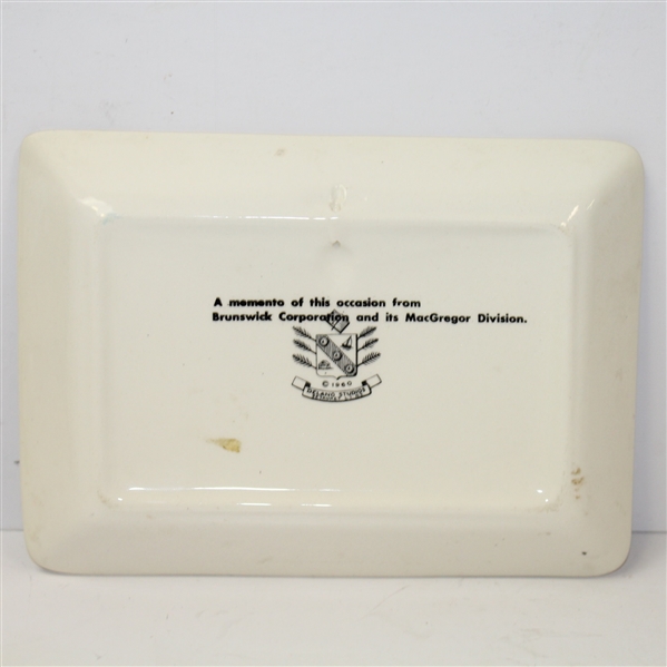 1960 Chick Evans Jr Testimonial Dinner Ash Tray- ROTH COLLECTION