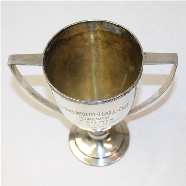 Jerome D. Travers 1906 Lynnewood Hall Cup at Huntingdon Sterling Silver Trophy