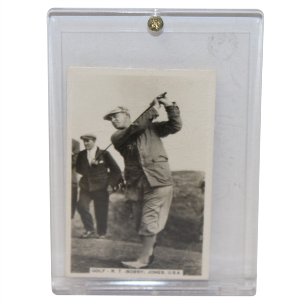 R.T. (Bobby) Jones Sporting Events & Stars Vintage Golf Card #19
