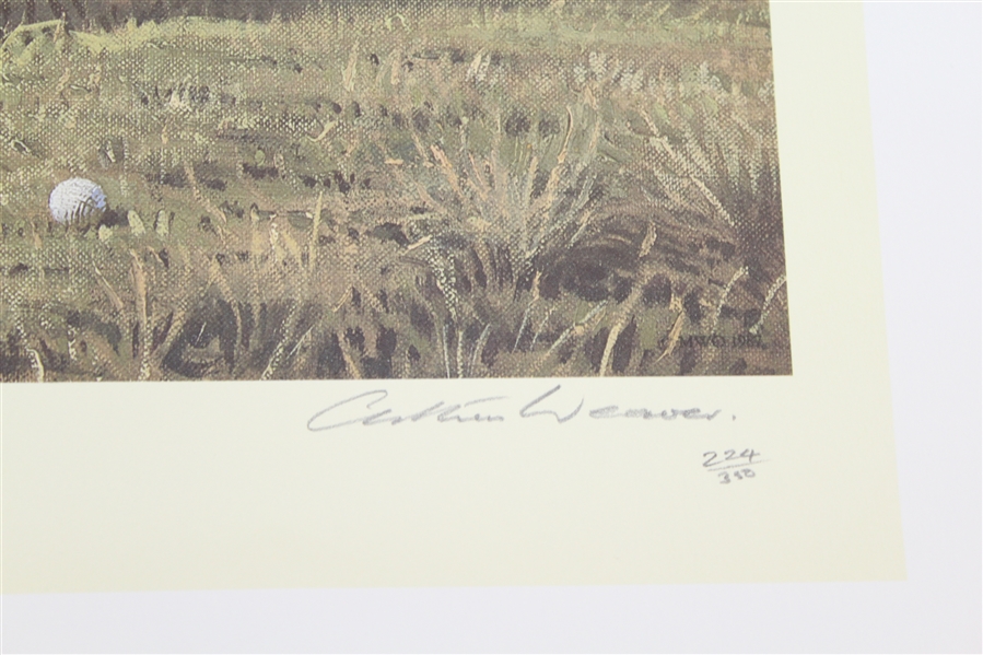 Young Tom Morris Print Signed by Artist Arthur Weaver #224/350 JSA ALOA
