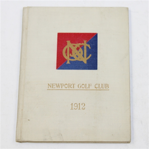 1912 Constitution and By-Laws of the Newport Golf Club Booklet -ROBERT SOMMERS COLLECTION