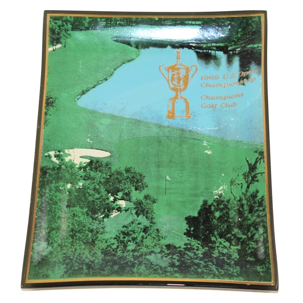 1969 US Open Championship at Champions Golf Club Dish -ROBERT SOMMERS COLLECTION
