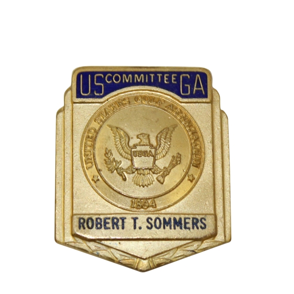 USGA Official Committee Badge Belonging to Robert T Sommers -ROBERT SOMMERS COLLECTION