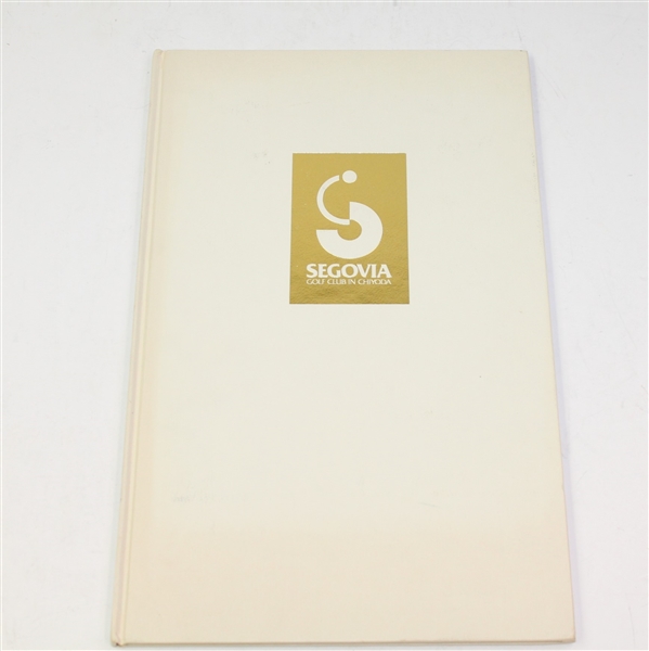 Segovia Golf Club in Chiyoda Book - Inscribed -ROBERT SOMMERS COLLECTION