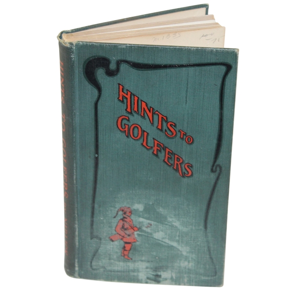 'Hints to Golfer's' Book by Niblick 5th Edition #816 with USGA Book Plate -ROBERT SOMMERS COLLECTION