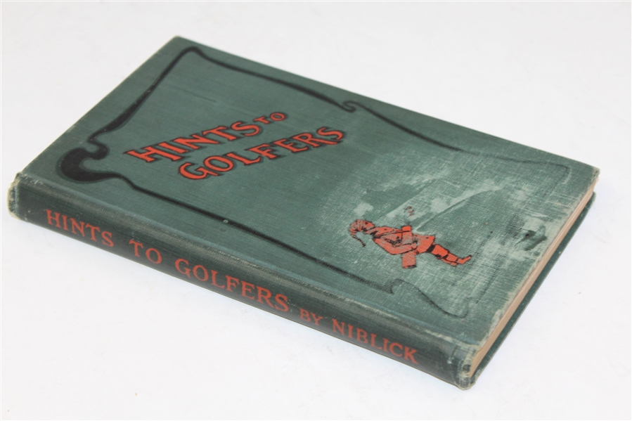 'Hints to Golfer's' Book by Niblick 5th Edition #816 with USGA Book Plate -ROBERT SOMMERS COLLECTION