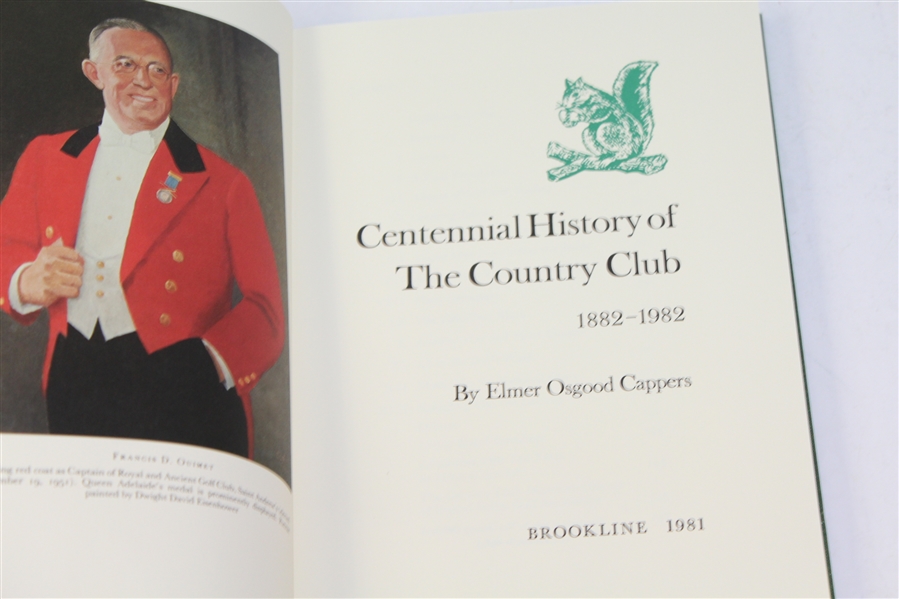 Four Club History Books - Merion, Royal Melbourne, Winged Foot, & The Country Club Brookline -ROBERT SOMMERS COLLECTION