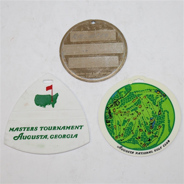 Lot of Three Classic Masters Tournament Bag Tags