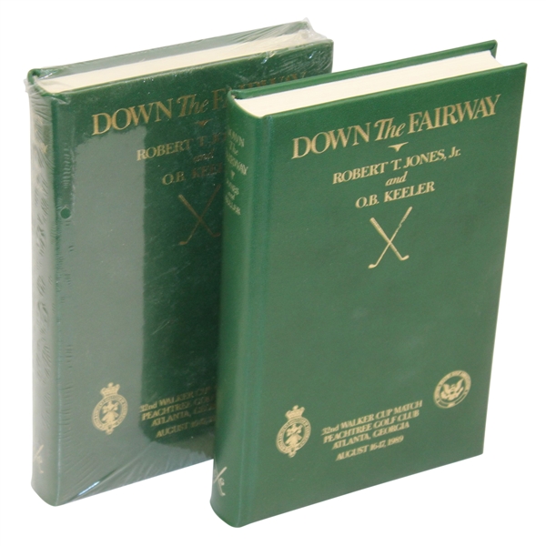 Two 'Down the Fairway' by Jones & Keller Reprints from 1989 Walker Cup at Peachtree -ROBERT SOMMERS COLLECTION