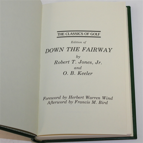 Two 'Down the Fairway' by Jones & Keller Reprints from 1989 Walker Cup at Peachtree -ROBERT SOMMERS COLLECTION
